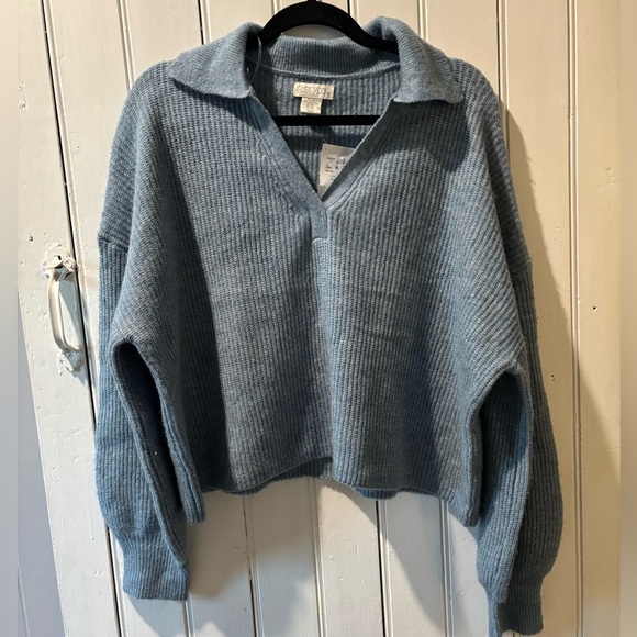 ruby moon Sweaters - Ruby Moon Collared Sweater